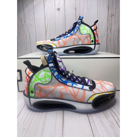 Jordan 34 Zion Williamson Noah Coloring Book Mens Size DA1897